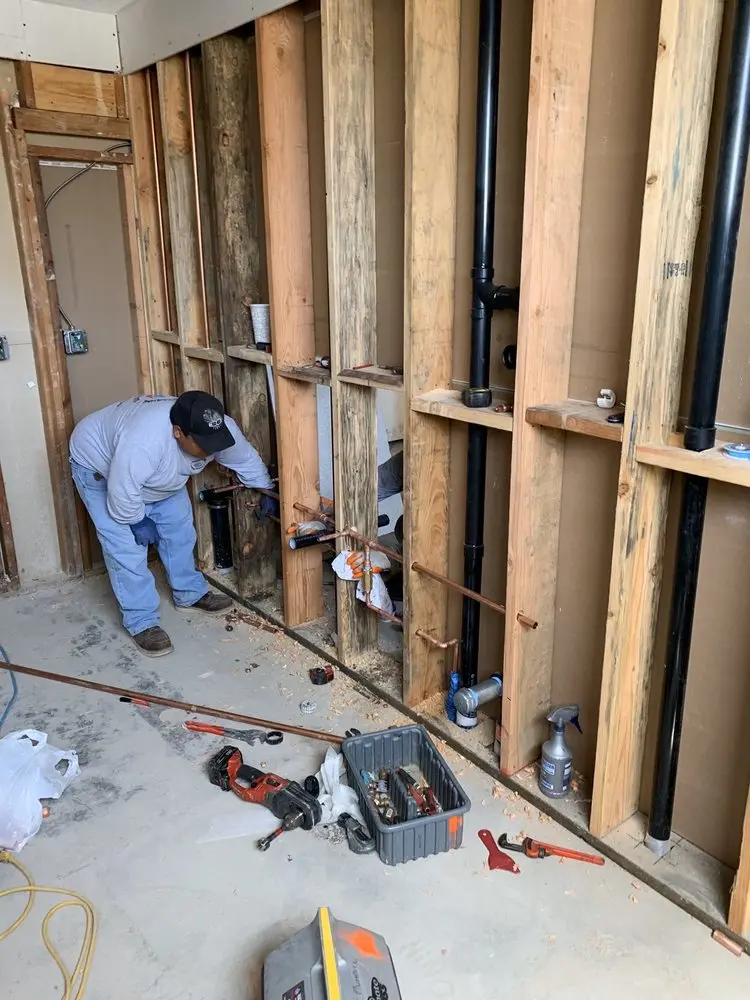 Commercial rough-in plumbing for Gas Line Repair in Stevensville